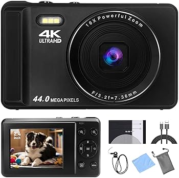 Amazon | [東京Deco] 4K デジタルカメラ 写真撮影用 2.4インチ